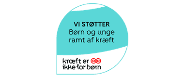 Vi støtter børn og unge ramt af kræft